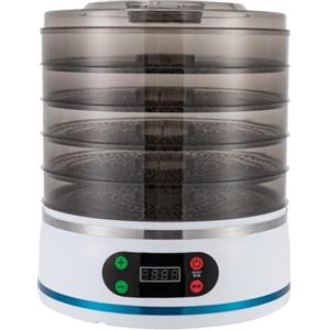 YISSALE Essiccatore per Alimenti 350W, Disidratatore Alimentare con 5 Ripiani, Temperatura Regolabile 35-70 °C, Timer 1-72 h, per Frutta, Verdura, Carne, Erbe e Snack
