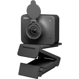 OBSBOT Meet Webcam 1080P 60FPS, Full HD con Autofocus e Inquadratura AI, Sfondo Sostituibile, HDR, FOV Regolabile, per Videoconferenze, Chiamate, Streaming, PC e Laptop