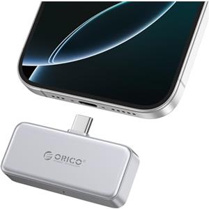 ORICO SSD Esterno da 128 GB Fino a 150 MB/s FlashPod, SSD Portatile per Registrazione e Archiviazione ProRes 4K 60 Hz, Compatibile Solamente Con iPhone 17/16/15 Series, Smartphone e Computer