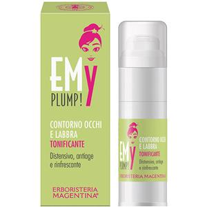 Erboristeria Magentina Contorno Occhi e Labbra 15 ml - Tonificante, Distensivo e Rinfrescante per Occhi e Labbra