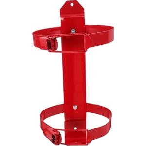 Angoily Supporto da parete regolabile per estintore, 2 kg, per estintore, auto, ufficio, magazzino, salvaspazio, con gancio estintore