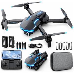 Rolytoy Vraijouet Drone con Telecamera 1080P per Bambini Droni con Motore Brushless, Giocattoli Regalo per Ragazzo e Uomo (White)