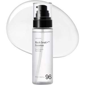 TOSOWOONG Black Snail Plus Essenza con 960.890 ppm di Filtrato di Bava di Lumaca Nera, Siero Idratante, Rigenerante, per pelle spenta, linee sottili, pelle sensibile, Skincare coreana, 100ml