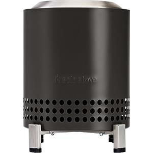 Solo Stove Mesa XL Braciere da tavolo da esterno | Mini camino portatile a bassa emissione di fumo, Alimentato a pellet o legna, acciaio inossidabile, con supporto, borsa, 21,8 x 17,8cm, 1kg, Grigio