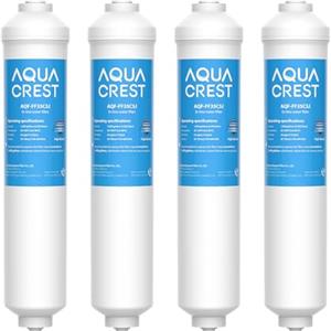 AQUA CREST AQUACREST AQF-FF35C5J Filtro Acqua per Frigorifero Sostituzione per Samsung® DA29-10105J HAFEX/EXP, DA2010CB DA99-02131B, LG® Filtro Acqua in Linea (4)