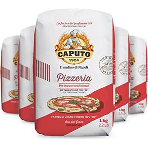 Colichef Farina Caputo Pizzeria Tipo 00-5 Chilos (confezione 5 x 1 kg) - La farina pizza N°1 in Italia 5.0 unità