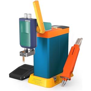 GLITTER 801B Saldatrice a Punti per Batterie, 11600W 1800A, Doppia Modalità di Saldatura con Pedale e Induzione Automatica, 99 Livelli di Potenza, per Batterie al Litio 18650