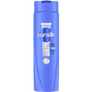 Sunsilk, Shampoo 2in1 Sciolti e Fluenti, Shampoo e Balsamo per Capelli Leggeri e Brillanti, Formula Arricchita con Nutri-Light Complex, 250 ml