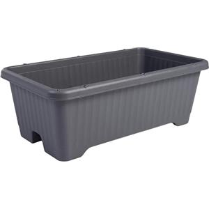 Iris Ohyama, Vaso per piante, fioriera d'aria con sistema di drenaggio dell'acqua per il giardinaggio - Air Vegetable Planter730, Grigio