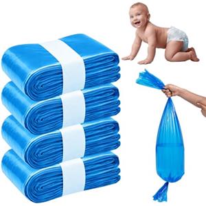 My Happy Nappy 4 Ricariche Compatibili con Tommee Tippee Twist & Click, Sangenic Tec, Simplee Sangenic e LitterLocker - Sacchetti Profumati 8 Metri Anti-Odore