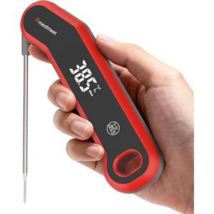 Meatmeet S1 Termometro da Cucina Digitale, Lettura Ultra-Rapida in 0.5 Secondi, precisione ± 0,3°C, termometro impermeabile IP67, display LED girevole automatico, sveglia con movimento
