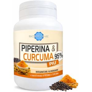 Bodyline Curcuma con Piperina Integratore 800mg - Metabolismo e Dimagrimento, Brucia Grassi Naturale, Detox Fegato, Digestione e Anti Gonfiore - Antinfiammatorio, Alta Biodisponibilità, 60 Capsule