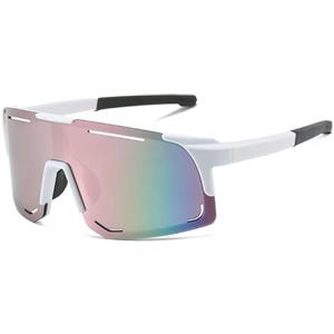 GIJMZY Cycling Sunglasses Protection Windproof Glasses For Men Women Polarized Lens Road Riding Bike Sport(9335 Gray)