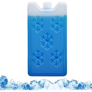Generico Ice Block - Borsa termica in PE Confezione di raffreddamento riutilizzabile da 1 Confezione di raffreddamento con gel di ghiaccio portatile | Inserto per frigorifero freddo di lunga durata | Con