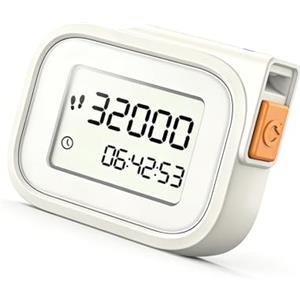 Buxuaaaa Contatore di calorie per camminare obiettivi giornalieri monitor digitale LCD pedometro per viaggi escursionismo nuoto all'aperto gestione della salute pedometro