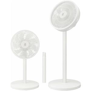 EXTRASTAR Ventilatore 50W Silenzioso, 2 in 1 Ventilatore a Piantana & Tavolo, Oscillante 90°, 3 Velocità