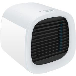 Evapolar evaCHILL - Raffreddatore d'aria portatile e umidificatore da tavolo, per casa e ufficio, con connettività USB e luce LED integrata, colore bianco