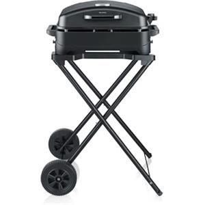 SEVERIN PG 8598 - Barbecue elettrico per esterni, con supporto e cappuccio