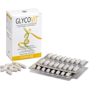 GLYCOVIT - Integratori Capelli e Unghie | Formula Avanzata Anti-Caduta | Vitamine, Minerali e Aminoacidi | 64 Capsule | Clinicamente Testato | Pack Riciclabile | Made in Italy