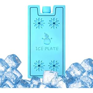 GkgWuxf Pacchetti Refrigeranti da Congelatore,Lunga Durata 4 Pezzi Portatile e Riutilizzabile | Ghiaccioli per Pranzo Riutilizzabili - per Casa, Frigorifero, Picnic, Viaggio, Campeggio, Escursionismo