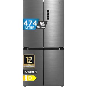 Midea MDRF632FID46 474L Frigorifero Multidoor, Total No Frost