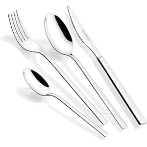 MONIX Amalfi | Set 24 pezzi di posate con coltello da bistecca