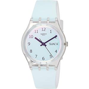 Swatch Orologio analogico al quarzo da donna con cinturino in silicone GE713, multicolore, Swatch Orologio analogico al quarzo da donna con cinturino in silicone, GE713 è un orologio moderno e