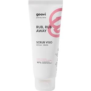 Goovi, Rub Rub Away Scrub Viso Delicato, Esfoliante e Idratante con Burro di Kokum e Olio di Cotone Antiossidante e Rigenerante, Formula con Microgranuli di Jojoba Effetto Peeling, Formato da 75 ml