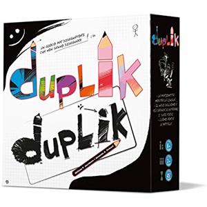 Asmodee Duplik Big Box Gioco di disegno per bambini dagli 8 anni in su, divertente gioco da tavolo e atmosfera familiare per chi non sa disegnare, da 3 a 10 giocatori, 45 minuti, versione italiana