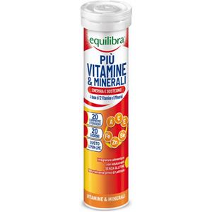 Equilibra Più Vitamine e Minerali Integratore Vitaminico 20 Compresse Effervescenti