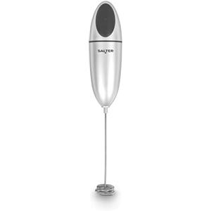 Salter 546 SVXR montalatte elettrico con frusta a doppia serpentina, leggero e portatile frullino montalatte a immersione, latte caldo e freddo, Crea frappè, cioccolate calde e caffè, up to 15,000rpm