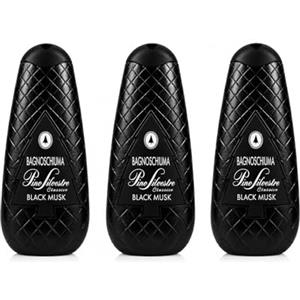 Generico Black Musk Bagnoschiuma - Bagno Doccia Uomo Donna - Profumo Muschio Nero Intenso e Sensuale - Pelle Morbida e Profumata - Uso Quotidiano - 3 Unita da 750ml