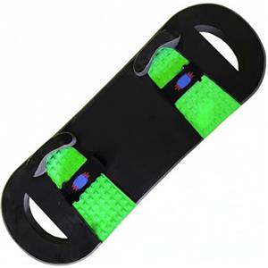 Hellery Snowboard da Trampolino Bordi Arrotondati Tavola da Snowboard con Maniglie Portatile Springboard Volteggio , Verde