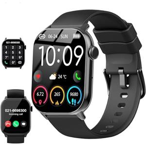 uaue Smartwatch Uomo, 1,43" HD Orologio Smartwatch Uomo con Chiamata Bluetooth,Militari Smart Watch Tracker 160+ Modalità Sportive,blu scuro