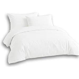 LivinEase Set Copripiumino Una Piazza e Mezza - Microfibra Copripiumino 200x200cm + Federe 80x80cm - Copripiumino