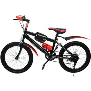 Jolre Bicicletta per bambini 20 pollici, 7 marce, bicicletta per bambini per ragazzi e ragazze, BMX, mountain bike, biciclette con doppio freno a disco (rosso)