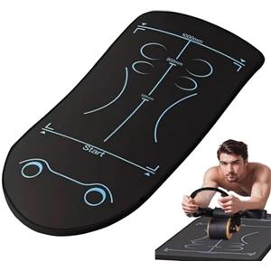 Générique Addominal Wheel Mat - Protector Mat For Fitness, non Slip Addominal Yoga Workout Pad | For Ab Roller Wheel, 59x24 Inch Gym Equipment Yoga Cushion