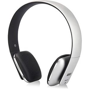 August EP636S - Cuffie Bluetooth Senza Fili NFC On-Ear, Microfono Intagrato e Batteria Ricaricabile, Compatibile con Smartphones, iPhone, iPad, PC, Tablet, Telefonini - Argento