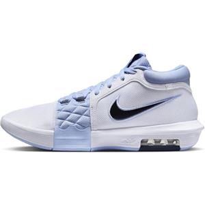 Nike Lebron Witness VIII Scarpe da Basket Unisex, Bianco/Nero/University Blue Retail, 44,5