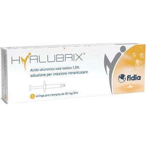 FIDIA FARMACEUTICI SpA Siringa intra-articolare hyalubrix acido ialuronico 1,5% 30 mg 2 ml no eto - HYALUBRIX - 984515458