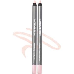 Wonderskin 1440 Longwear Matita Eyeliner Nera, Confezione da 2 - Matita Eyeliner Impermeabile, Temperabile e Anti-Sbavatura (Icing)