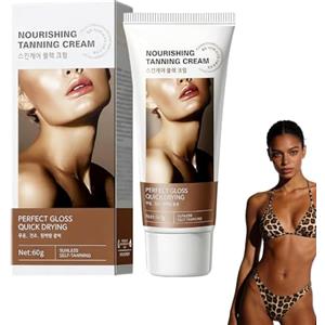 EHIOG Autoabbronzante Viso E Corpo,Autoabbronzante corpo,Crema Abbronzante,Effetto Abbronzatura Naturale Progressiva, Abbronzatura Forte e Duratura 60g