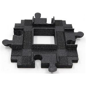 TracksCreations Incrocio a 4 Vie per Trenino - Compatibile con DUPLO | Incrocio a 90° per trenini e circuiti | Per binari a incastro | Stampato in 3D in Francia | Dai 3 anni