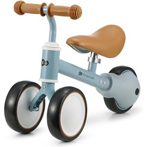 Kinderkraft CUTIE - Bici senza Pedali in Metallo, Sella Regolabile, Triciclo Multifunzionale per Bambini da 1 Mese, Blu
