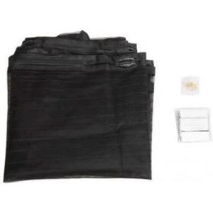 Italia Magazzini Zanzariera Magnetica per Porta con Calamita - Tenda Anti Zanzare Senza Trapano, Chiusura Automatica, Rete Resistente - Vari Colori e Misure per Porte, Finestre, Balconi e Camper (Nero, 120x240 cm)