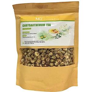MQ Tè al crisantemo MQ, tè ai fiori secchi naturali, tè ai germogli di crisantemo giallo senza caffeina (120 g)