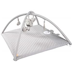 roba Tappetino da Gioco e per Palestrine roba Style, 85 x 75 cm, Arco con 5 Elementi per Neonati, Utilizzabile come Materasso per Fasciatoi, Grigio