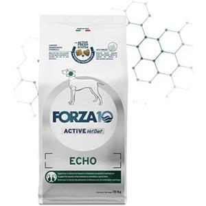 Forza 10 Echo Active - Alimento Secco per Cani Adulti, 10 kg, Supporto per Salute delle Orecchie e Riduzione Intolleranze