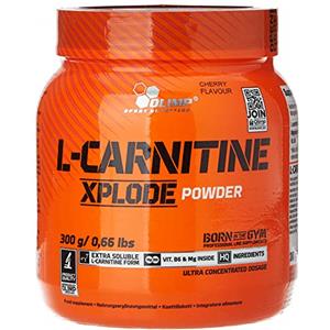 OLIMP SPORT NUTRITION Olimp L-Carnitine Xplode Powder Supplementi Dietetici, Sapore ciliegia (300 g)