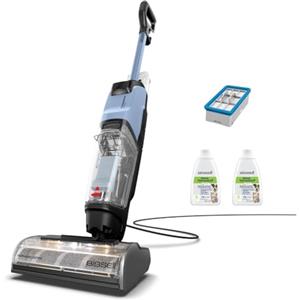 BISSELL CrossWave EdgeFind, aspirapolvere e lavapavimenti, potente sistema di pulizia per i pasticci degli animali domestici, lavapavimenti con tecnologia ZeroGap, aspirapolvere multisuperficie, 4159N